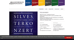 Desktop Screenshot of landsbergerkonzerte.de