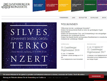 Tablet Screenshot of landsbergerkonzerte.de